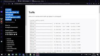 Traffic Sign Detector - CS50 AI Project 5