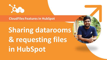 CloudFiles in HubSpot: Features - Sharing datarooms & requesting files