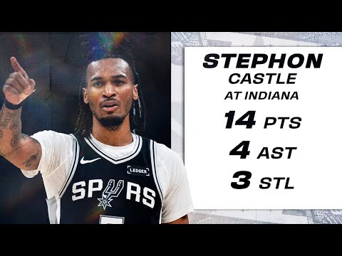 Stephon Castle S Dominant Sophomore Season Debut Against The Pacers 
