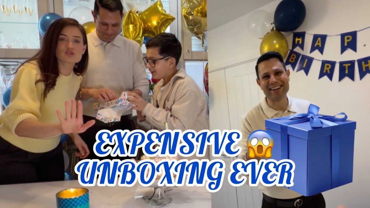 BIRTHDAY GIFT UNBOXING GONE CRAZY 😱 RECEIVED MOST EXPENSIVE GIFT EVER ❤️HUSBANDs REACTION VLOG Part2