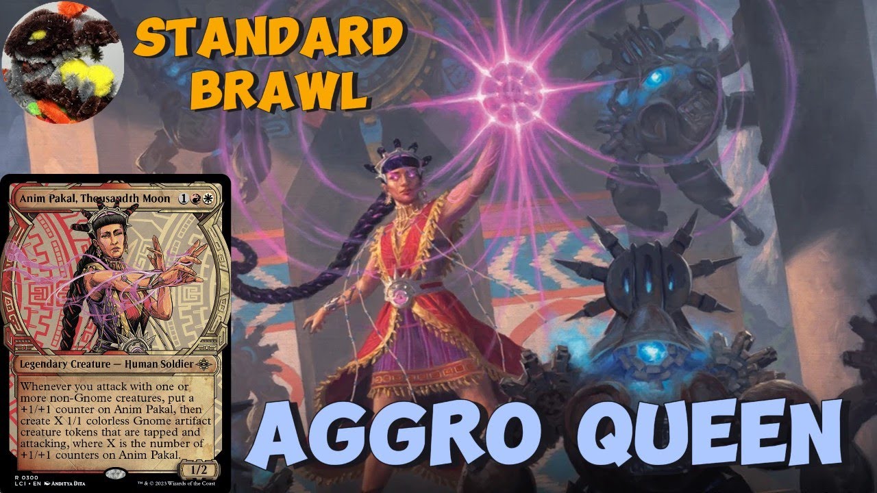 Playing the BEST Aggro commander in Standard Brawl