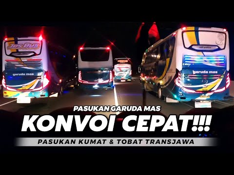 PASUKAN DRIVER ENGKEL WANI PUTAR WALIK!!! Garuda Mas Menetralisir Tol Transjawa