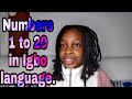 Numbers 1 to 20 in Igbo Language.#Igbolanguage#