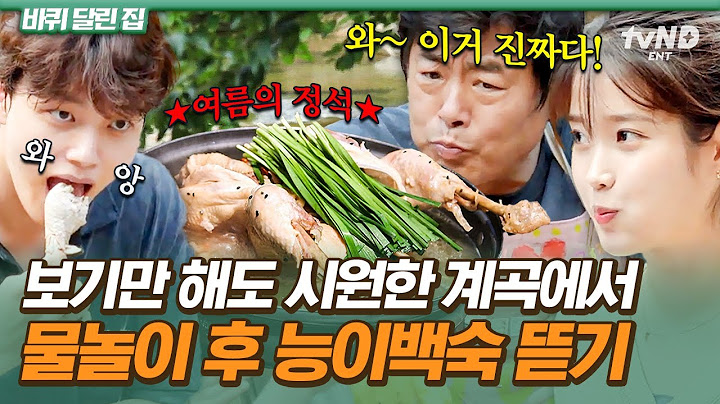 [#바퀴달린집] 이건 첫 번째 레슨 여름엔 계곡 능이백숙✨ 물놀이부터 먹방까지 완벽 여름철 힐링 코스💙