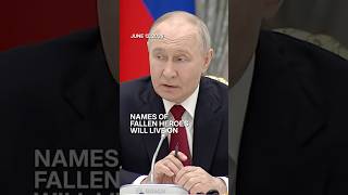 Names of fallen heroes will live on. #putin #russia #memory #respect #hero