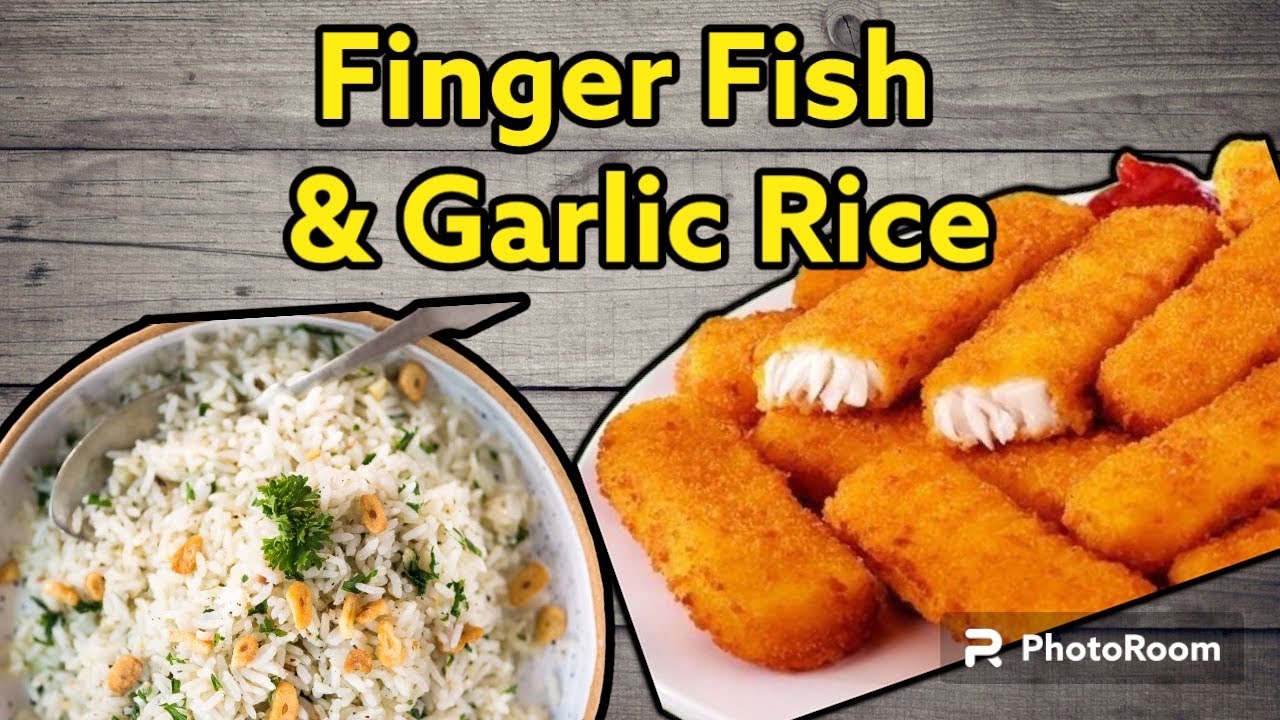 Finger Fish With Garlic Rice 🐟 Husband Meri Fazool Kharchi Say Tang