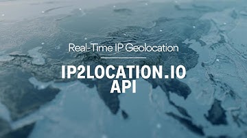 IP2Location.io API: Real-Time IP Geolocation