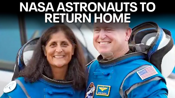 2 NASA astronauts stuck in space to return home Tuesday