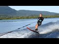 Waterskiing with ura