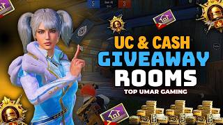 PUBG MOBILE CUSTOM ROOMS | 360 UC AND CASH GIVEAWAY | UC ROOM LIVE #ucgiveaway #pubgmobile #uc screenshot 2
