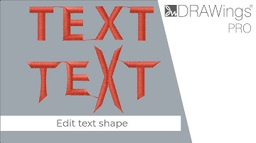How to Edit Text shape in Embroidery Software: Move Characters, Convert to Curves, and Node Edit