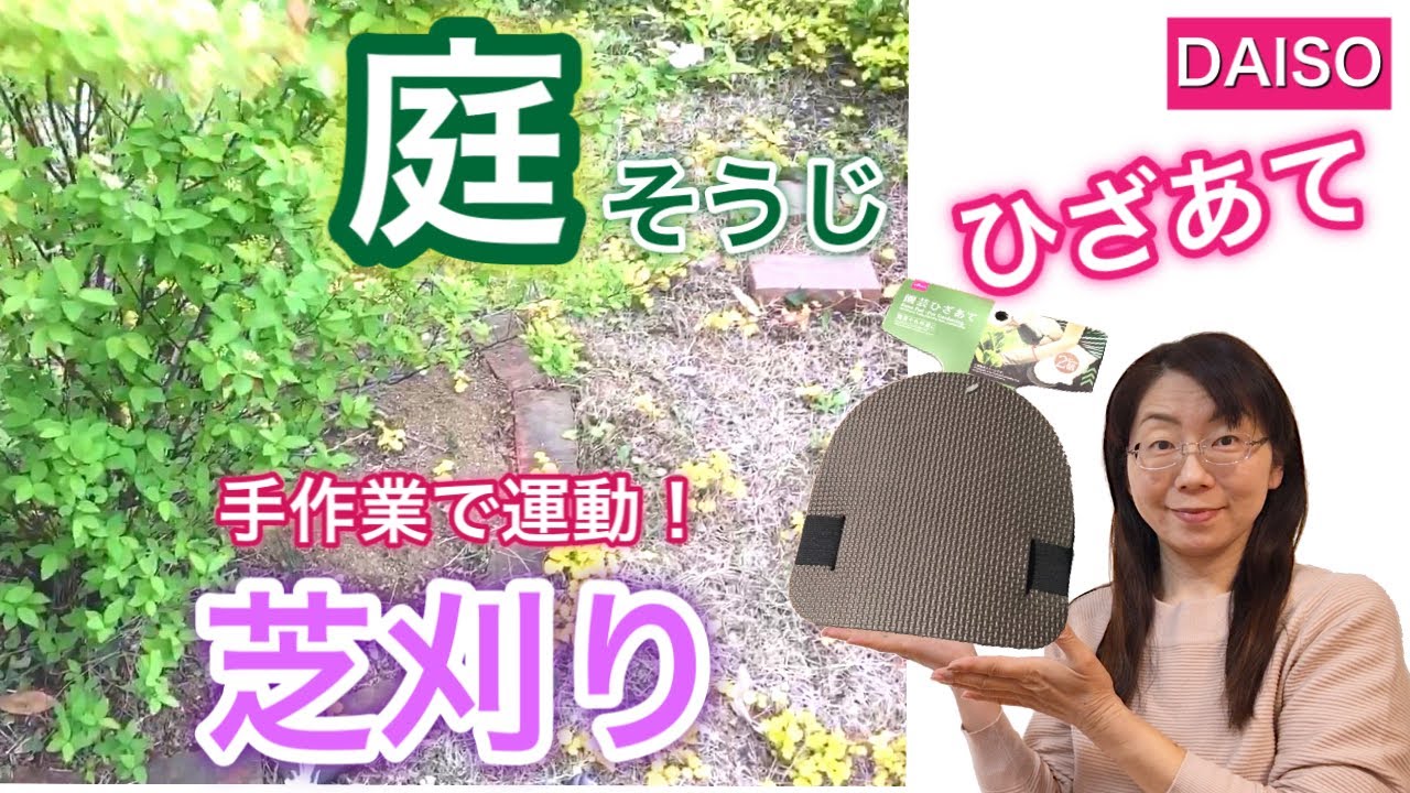 芝のお手入れ ダイソーの園芸ひざあても使ってみました Youtube 芝のお手入れ ダイソーの園芸ひざあても使ってみました Youtube