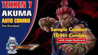 Akuma Auto Combo Tekken 7 - single key with auto hotkey - Sample Combo & 10 Hit Combo screenshot 2