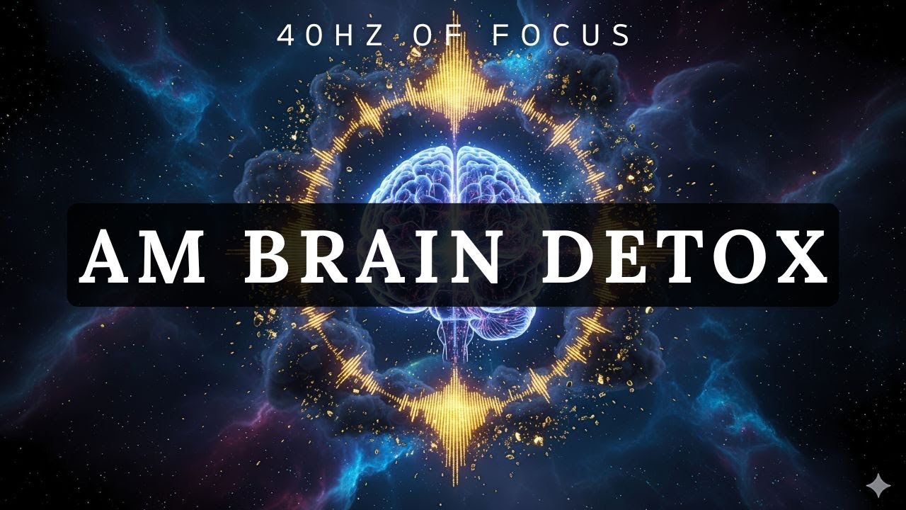 AM Brain DETOX: 🧠 40 Hz Binaural Beats to Melt Mental Fog & Turbocharge Clarity