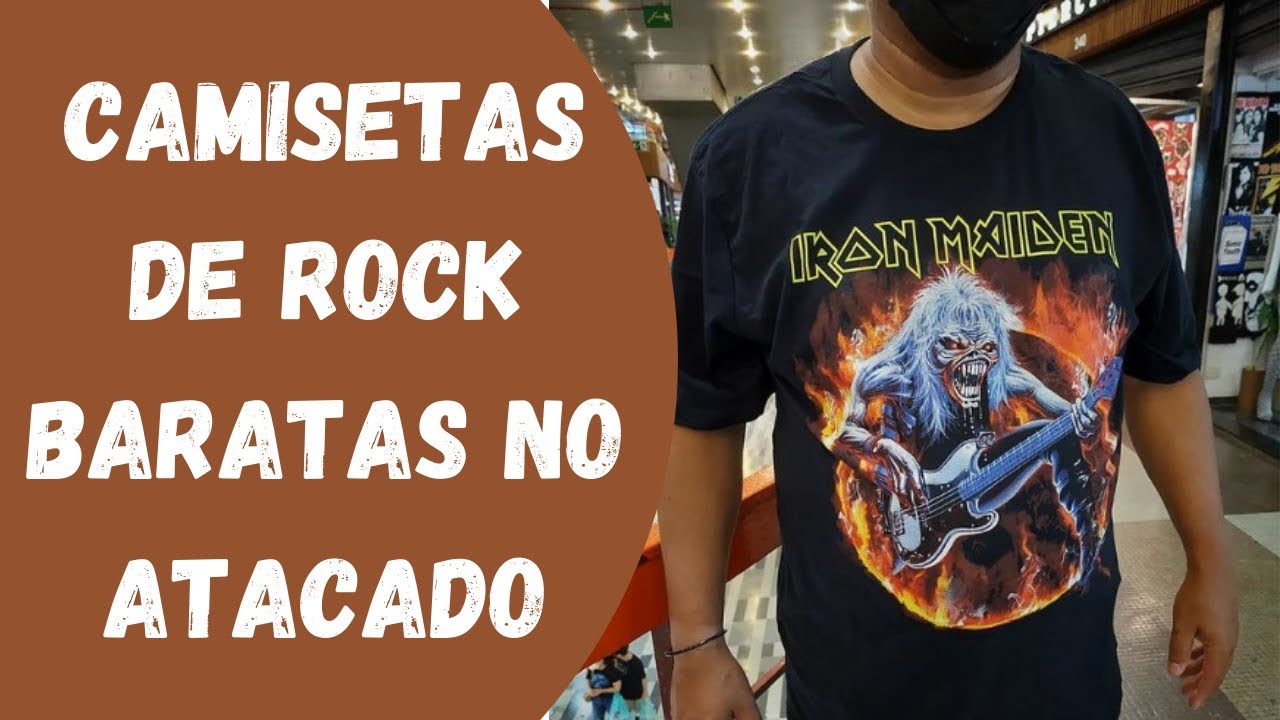 7 Fornecedores camisetas rock no atacado - YouTube