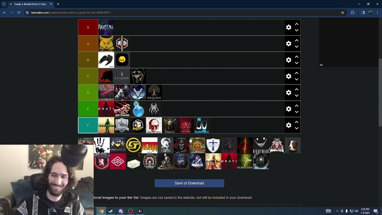 Mortal Online 2: Guild tier list for small - mid scale pvp