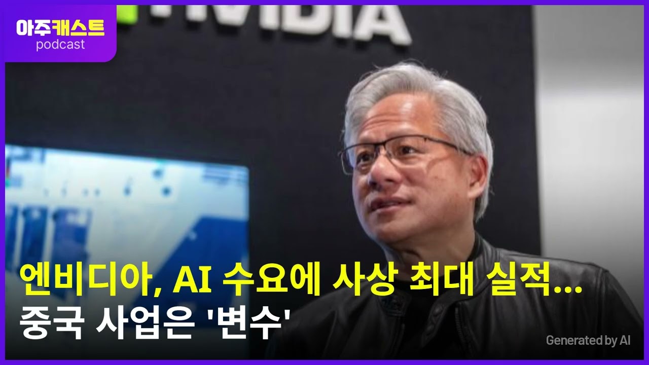 엔비디아, AI 수요에 사상 최대 실적…중국 사업은 변수