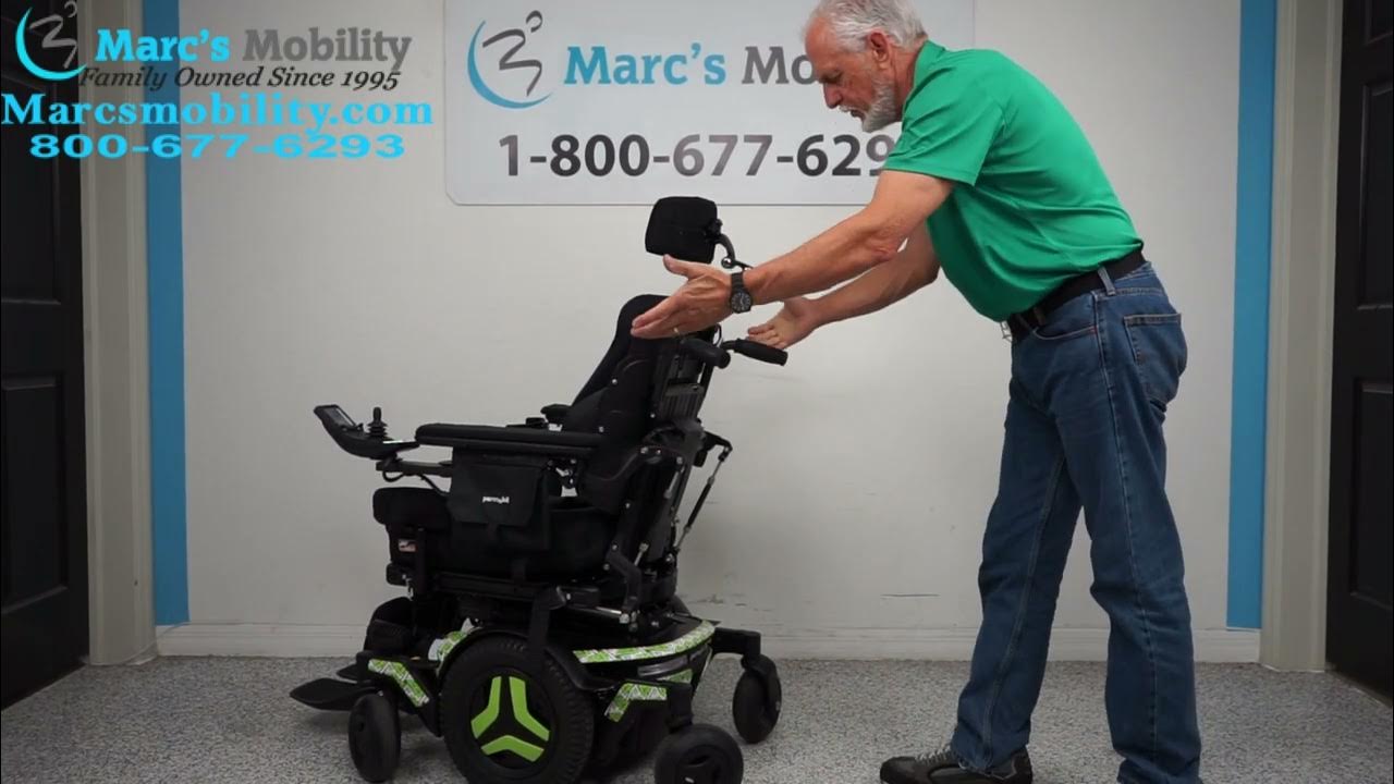 Permobil M3 Loaded with Anterior Tilt & Knee Brace , Light Kit