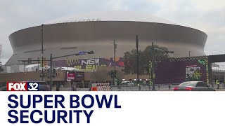 Security efforts heightened for Super Bowl in New Orleans