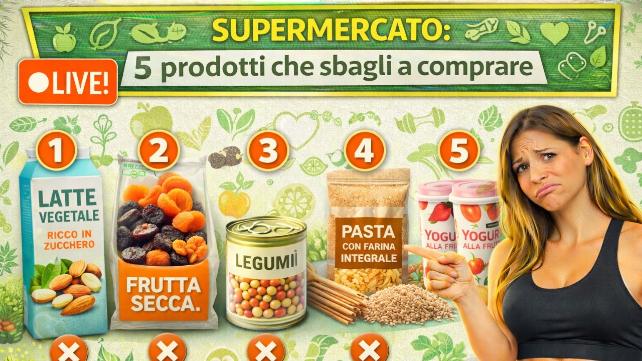 Supermercato 🛒 5 “falsi amici” che ti fanno ingrassare