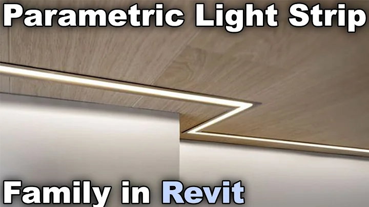 Ceiling Light Strip Family in Revit Tutorial