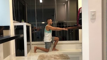 Afundo com flexão de quadril