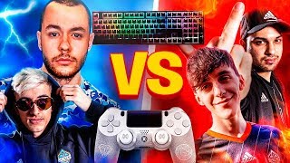 MANDO VS TECLADO Y RATÓN CON JUGADORES PROFESIONALES EN FORTNITE - TheGrefg