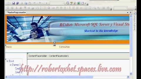Crear un Menu,Treeview y un SiteMap .NET
