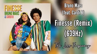 Bruno Mars - Finesse (Remix) (feat. Cardi B) (639hz)
