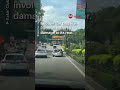 Bus swerves and crashes into trees at Sentosa Gateway bridge