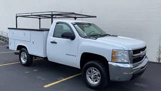 2009 CHEVROLET SILVERADO 2500HD MECHANICS TRUCK SERVICE TRUCK UTILITY TOOL TRUCK FOR SALE