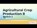 Agricultural crop production 8 module 2