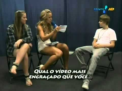 Justin Bieber Brazilian Interview Panico na TV Sabrina Sato