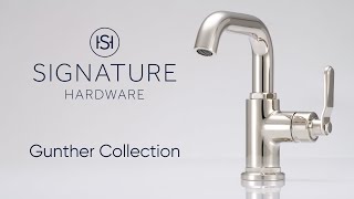 A Modernized Take On Industrial Bathroom Design The Gunther Collection