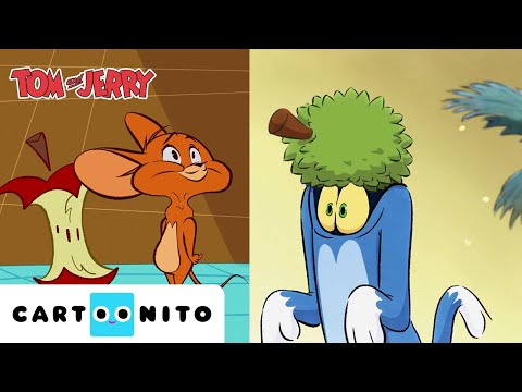 Supervies voedselgevecht! 🥕🤣 🍔 🥗 Lekker kijken | Tom en Jerry | @CartoonitoNL