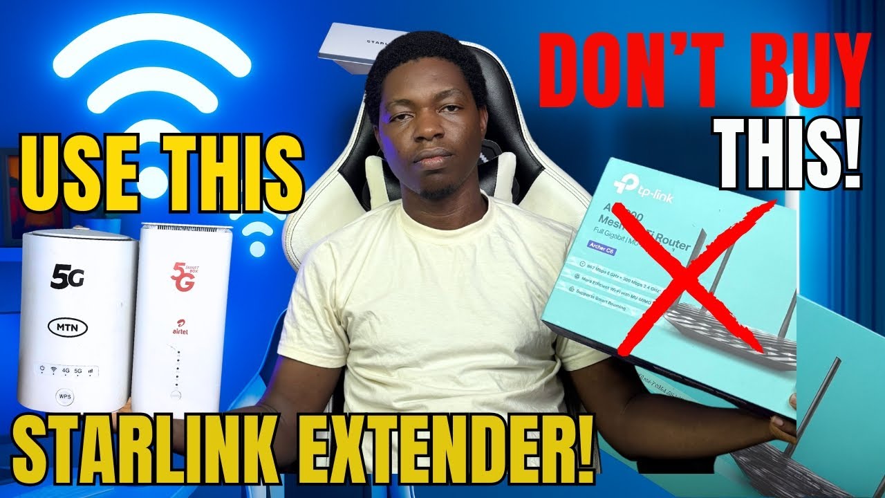 Use Your MTN or Airtel 5G Router as a Starlink Extender — No Extra Router Needed!