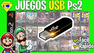 Cargar Juegos Ps2 por USB  Fácil y rápido  | OPL/  FreeMcBoot en Memory card | 2022 Quito Ecuador