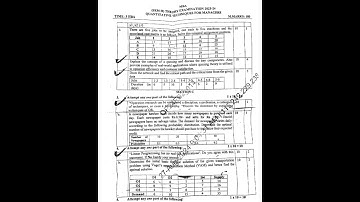 MBA (2 sem)-Quantitative Techniques for managers (June 2024)- Question paper #AKTU