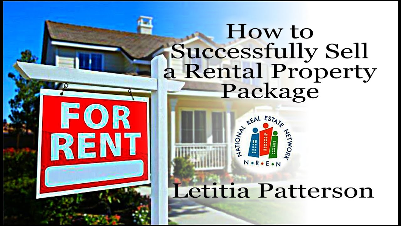 How to Successfully Sell a Rental Property Package / Speaker Letitia Patterson