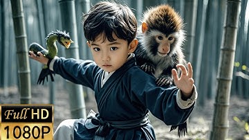 【最新功夫电影】眾人欺負和猴子生活在一起的乞丐小孩，哪料他竟苦練十年成為天下第一，坐擁山頭自立為王！💥|#chinesedrama #青青子衿