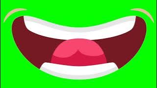 Green Screen Animasi Mulut Berbicara | Talking Mouth Green Screen Everyone Needs