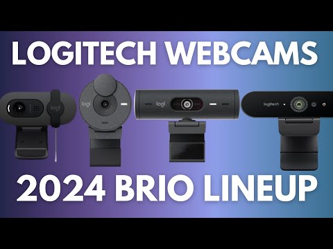 Logitech webcam comparison 2024 ( BRIO 100 / 300 / 500 / 4K ) 