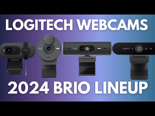 Cámara web Logitech Brio 4K Pro