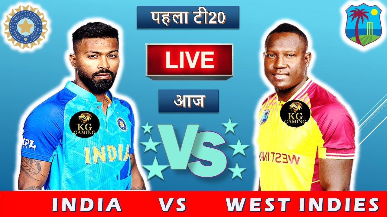 🔴LIVE CRICKET MATCH TODAY India vs West Indies 1st T20 LIVE MATCH TODAY  CRICKET LIVE