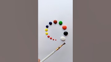 Which color is your favorite 😍? #shorts #satisfying #art