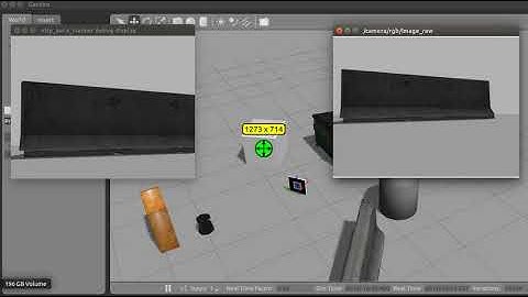 Tracking QR tag with pose estimation using ViSP with ROS, simulated using Gazebo