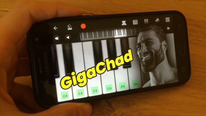 GIGACHAD THEME - EASY Piano Tutorial 