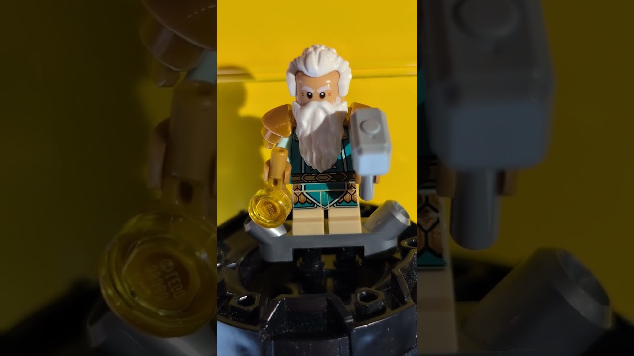 The Very First Official Lego Dungeons and Dragons Custom Minifig Dwarf Cleric (Dwarven Beard FTW!)