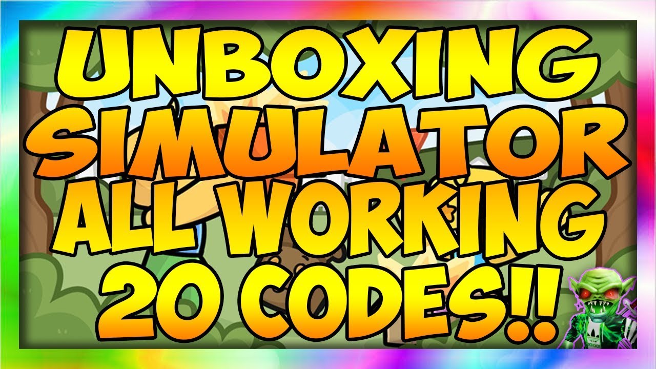  20 WORKING CODES DUNGEON Unboxing Simulator Roblox YouTube
