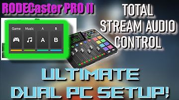 RODECaster Pro 2 with Virtual Devices! - ULTIMATE Dual PC Streaming/Gaming Setup!